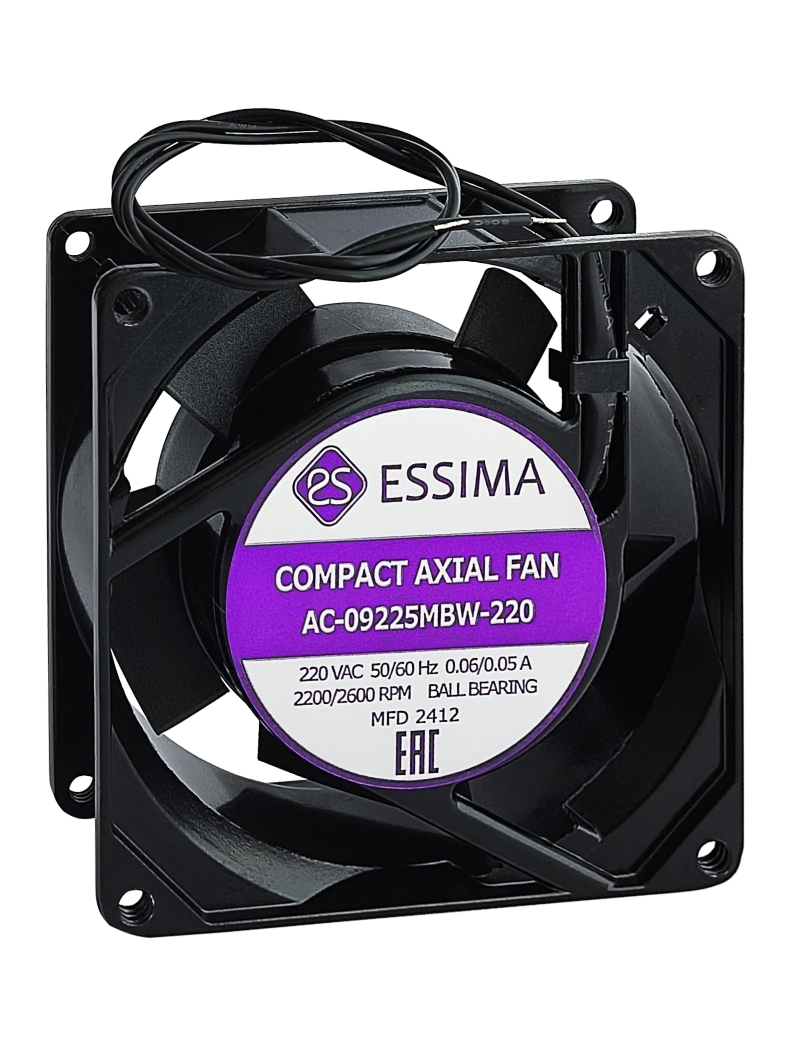 Вентилятор осевой компактный AC-09225MBW-220