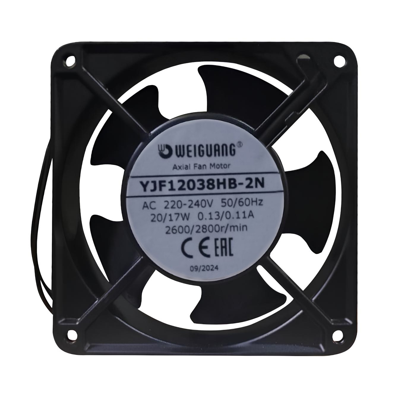 Вентилятор YJF 12038 HB (120х120х38) WG